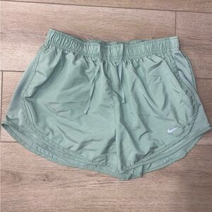 Nike Women's Light Green DRI-FIT short